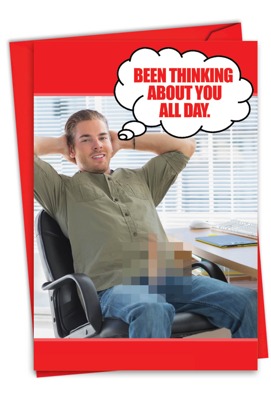 thumbnail image 2 of Funny Sexy Card - Naughty Valentine Card - Adult Anniversary Card Love Card Love Your Penis Joey Lott 2 of 12