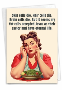Funny Cells Die Card