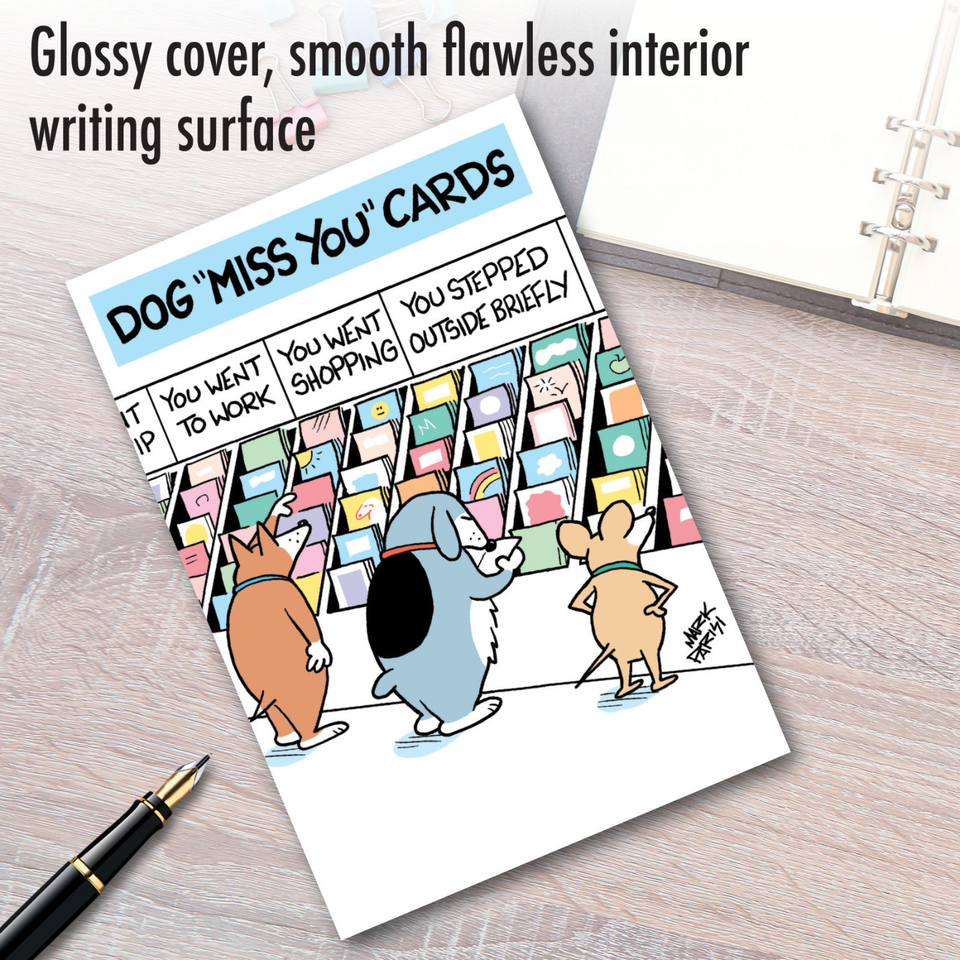 Dog Cards Funny Miss You Card