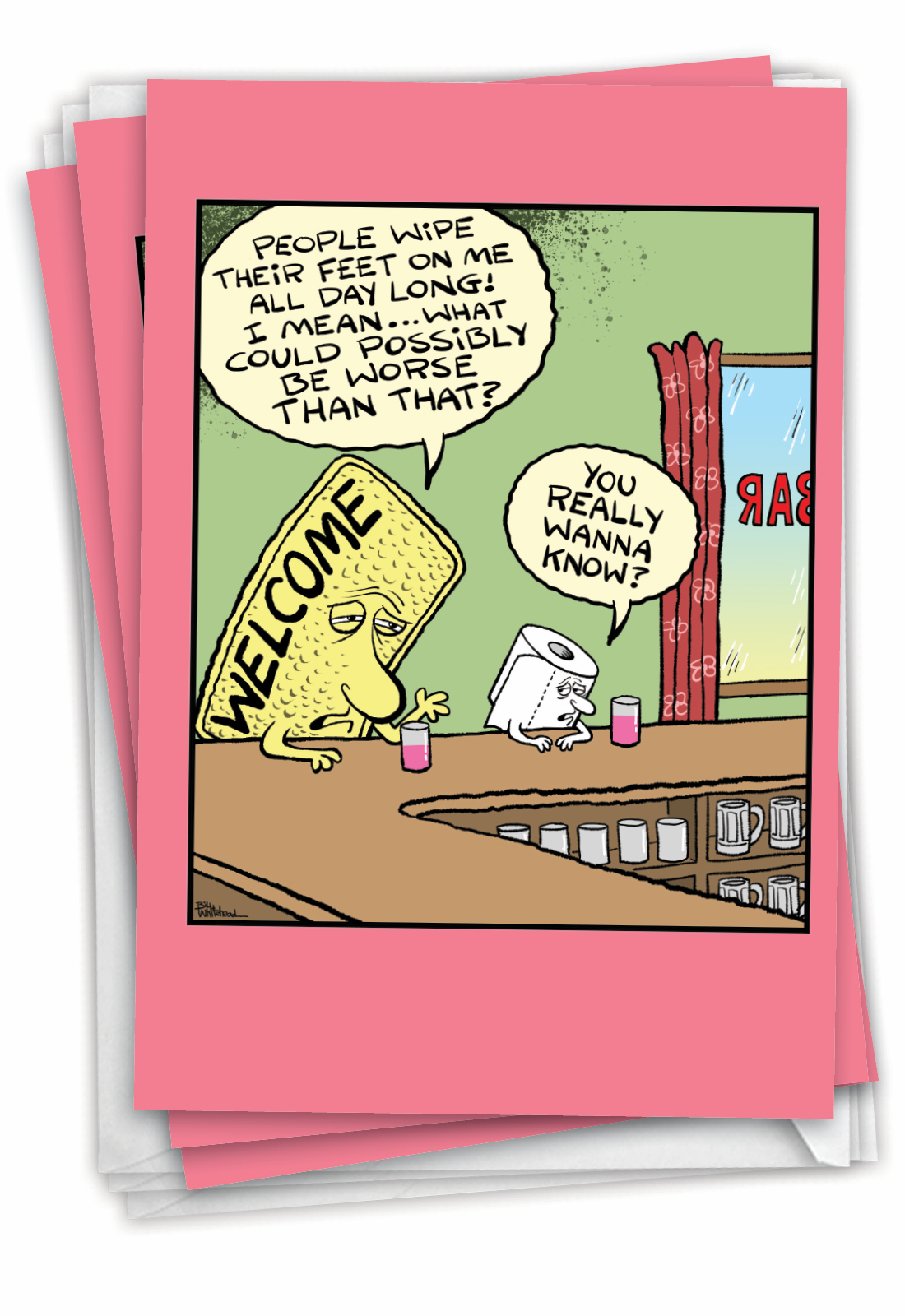 Mat Funny Birthday Pack of 3 Cards