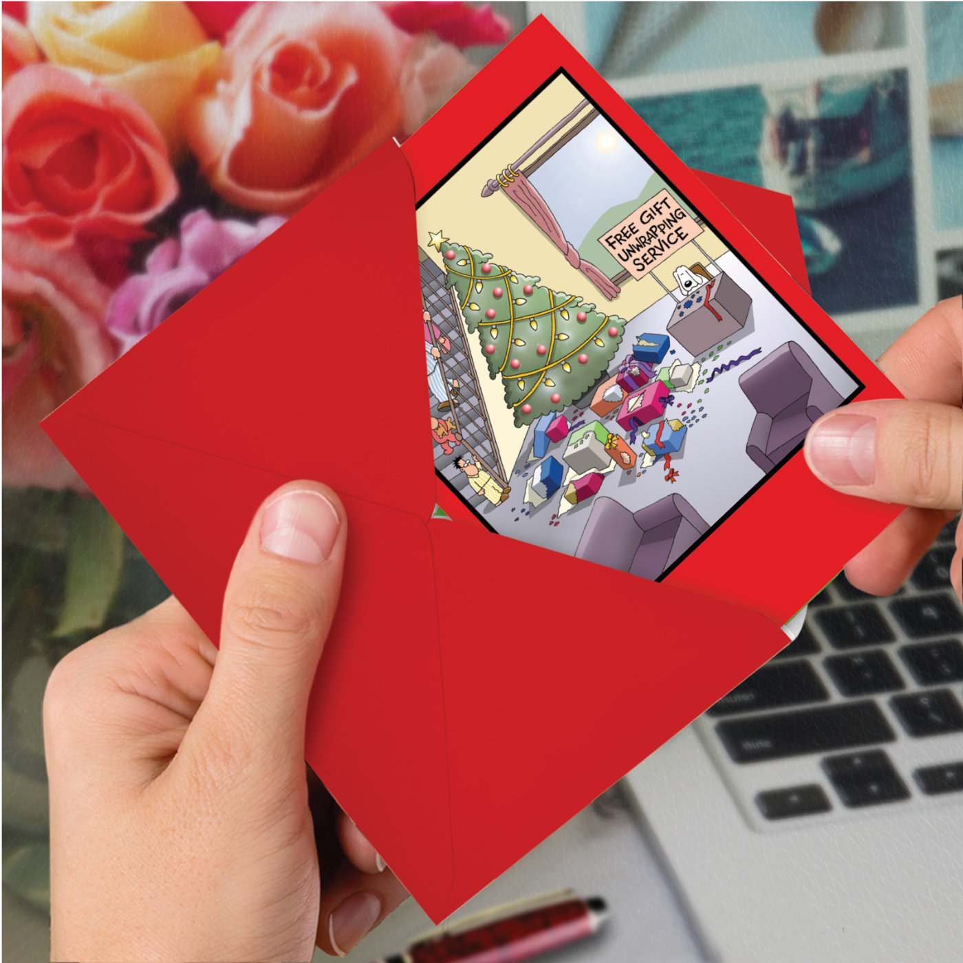 NobleWorks Variety Pack Of 20 Christmas Greeting Cards With Envelopes...