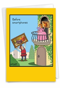 Hilarious Before Smartphones Card