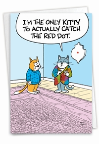 Hilarious Red Dot Card
