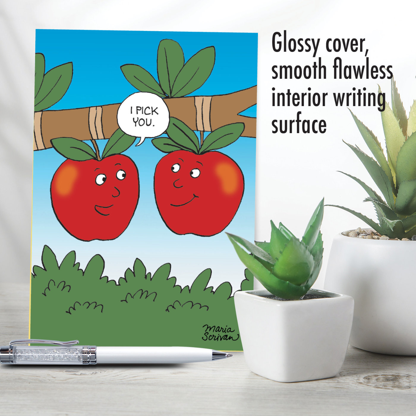 Apple Pick Humor Anniversary Card