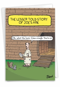 Humorous Joe's Ark Card