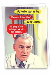 Humorous The Entrance Card
