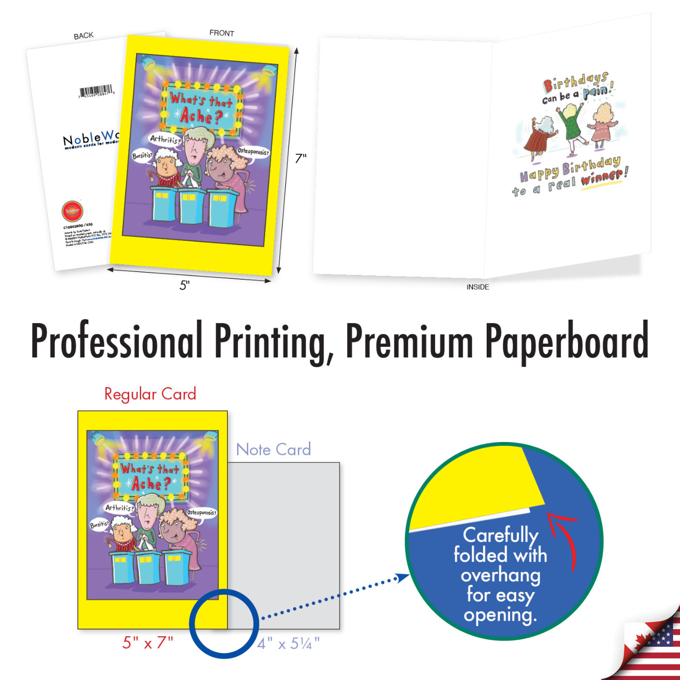 Ache Game: Hysterical Birthday Greeting Card