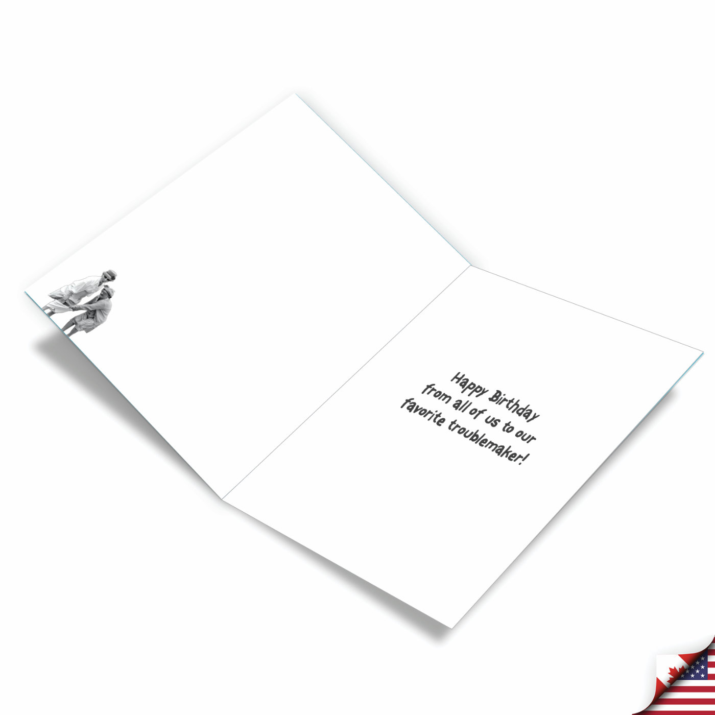 thumbnail image 2 of Nobleworks Funny Birthday Card – Old Troublemakers – With Envelope – C3567BDG – Made In USA 2 of 5