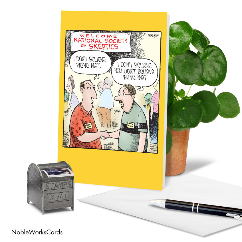 Skeptics Society Hysterical Birthday Greeting Card