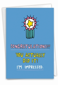I'm Impressed Card