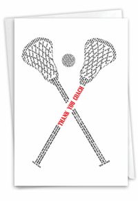 Lacrosse Coach Card