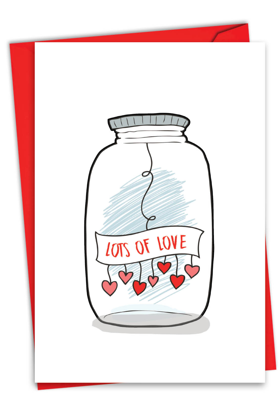 Love Jar Stylish Valentine's Day Card