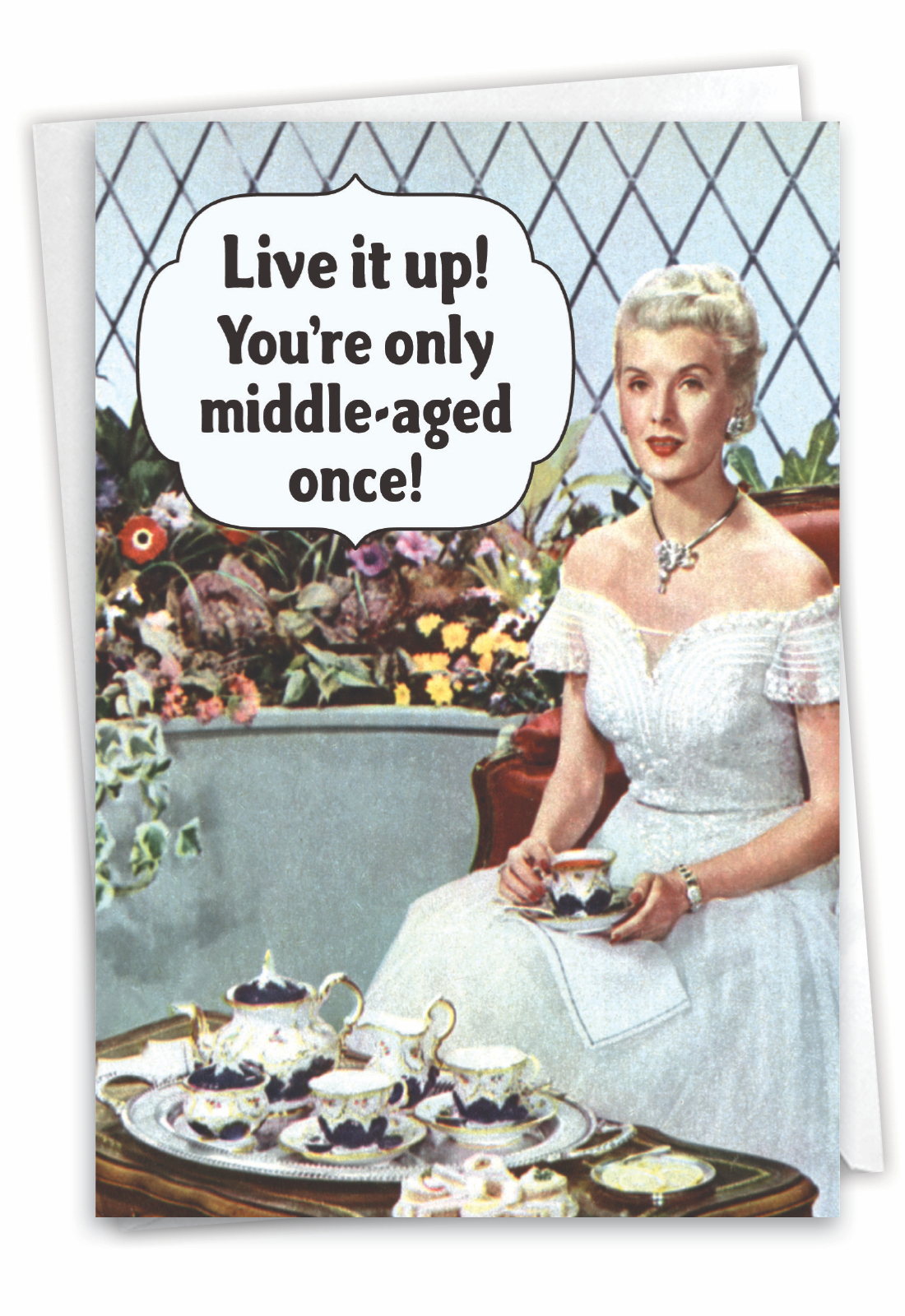 Middle Aged Once: Funny Birthday Card