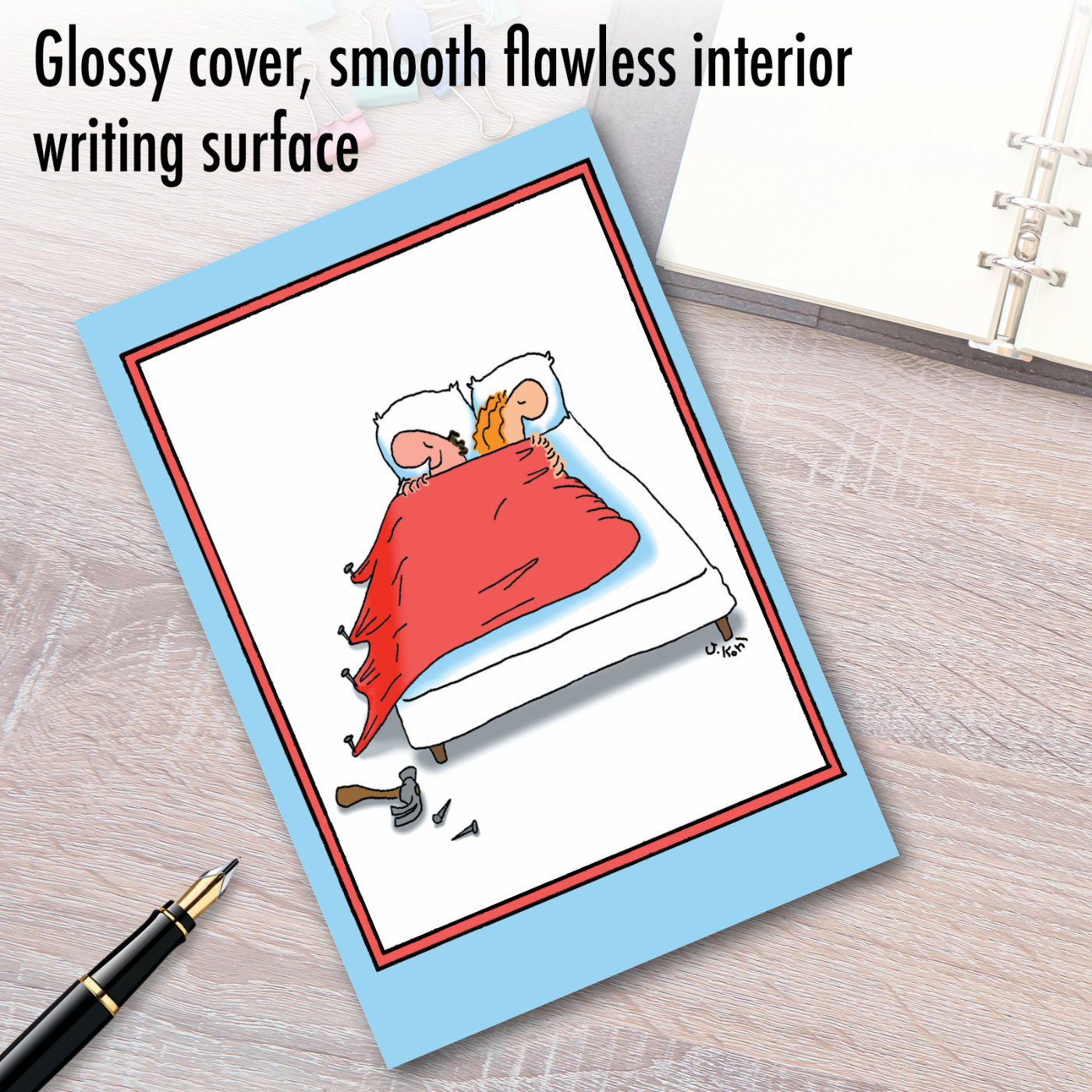 Nail Bed Funny Blank Greeting Card