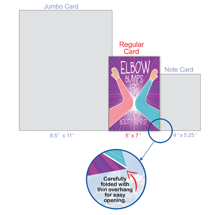 New Booty Bumps: Hilarious Friendship Greeting Card