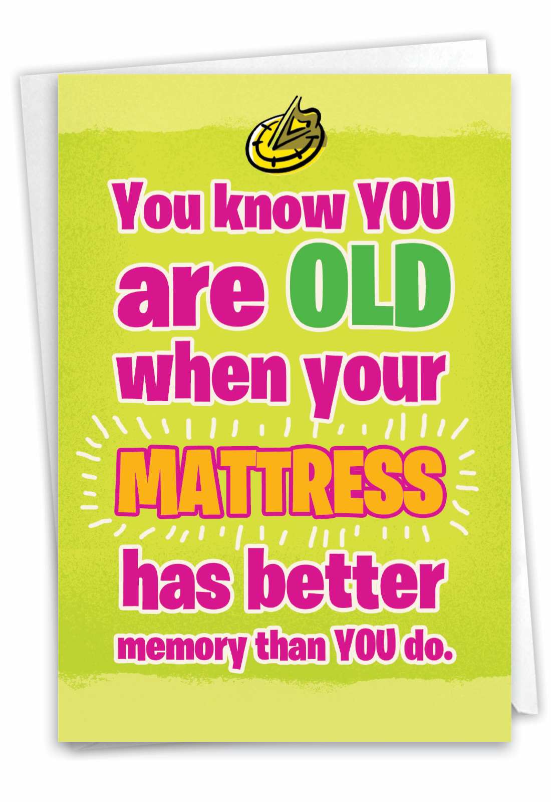 Old Mattress Funny Blank Greeting Card