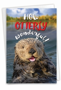 Otterly Awesome Card