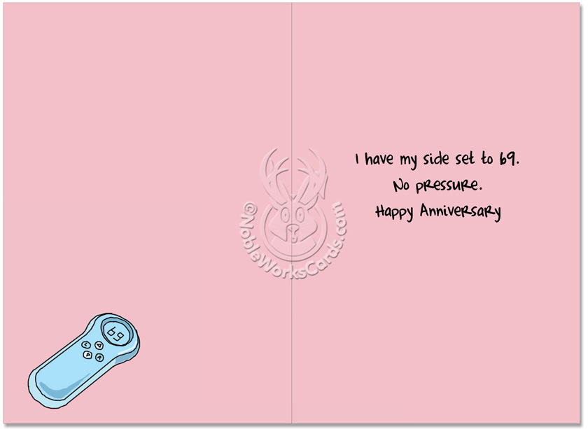 Sleep Number Bed Cartoons Anniversary Card Stan Makowski