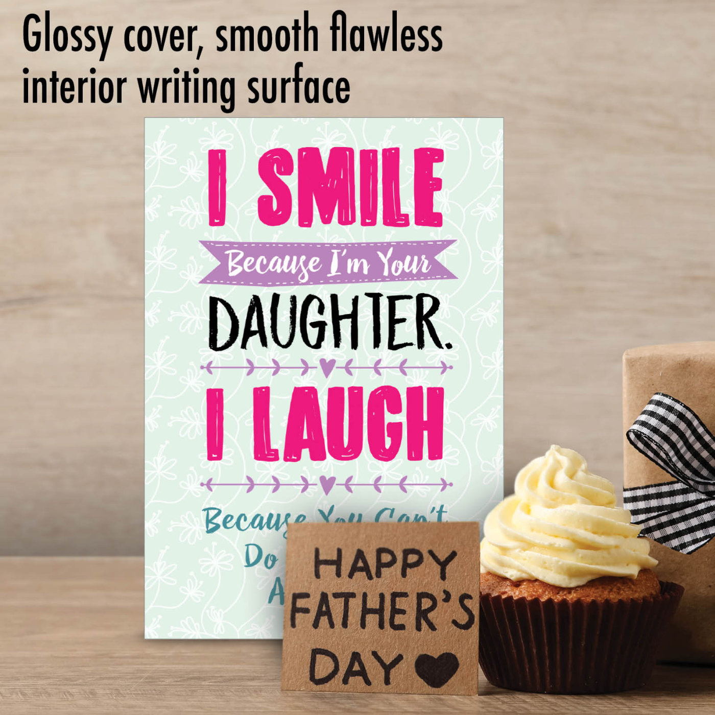Smiling Daughter Funny Father s Day Greeting Card Smiling Daughter Funny Father s Day Greeting Card