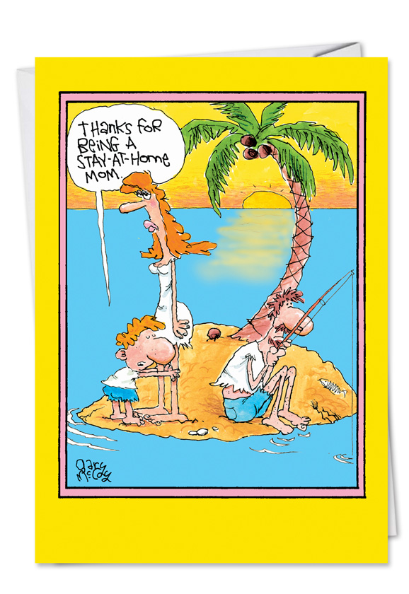 Stay At Home Mom Mother's Day Funny Greeting Card