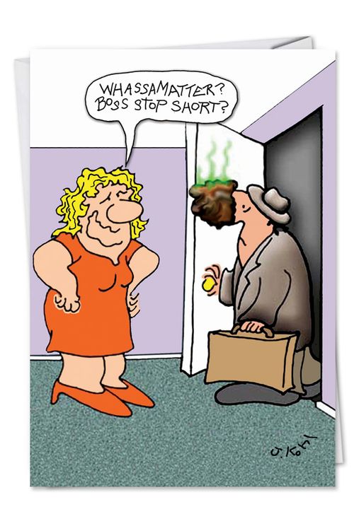 Stop Short Cartoon Congratulations Card Kohl