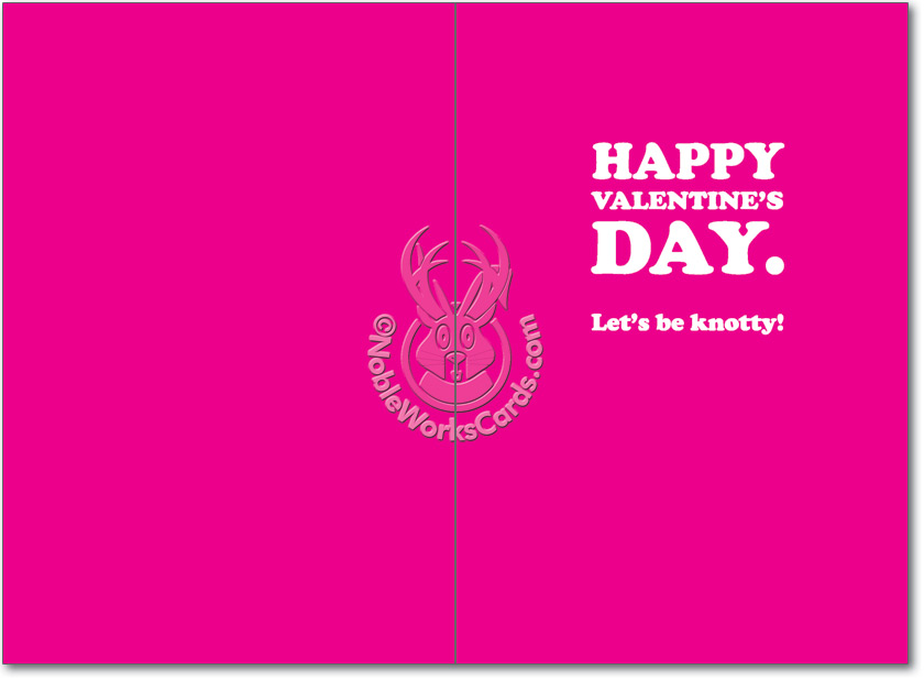 Tie You Down Funny Valentine's Day Greeting Card