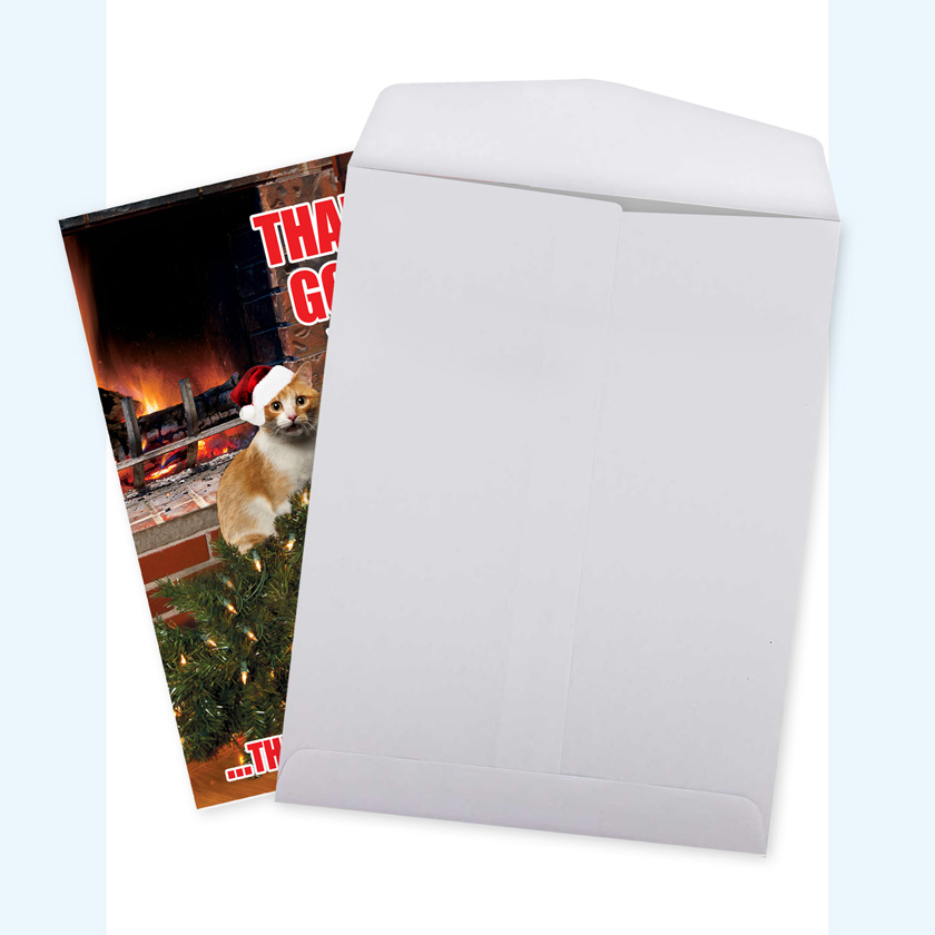 Tree FaintedCat Christmas Christmas Extra Large Card