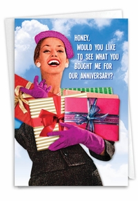 What You Bought Me Card